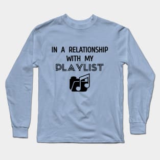 Playlist Passion: A Digital Love Affair Long Sleeve T-Shirt